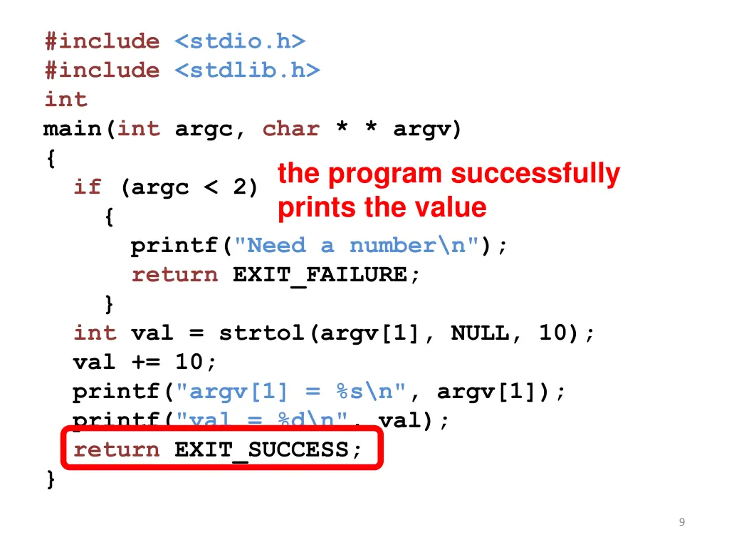 include stdio h include stdlib h int main 7