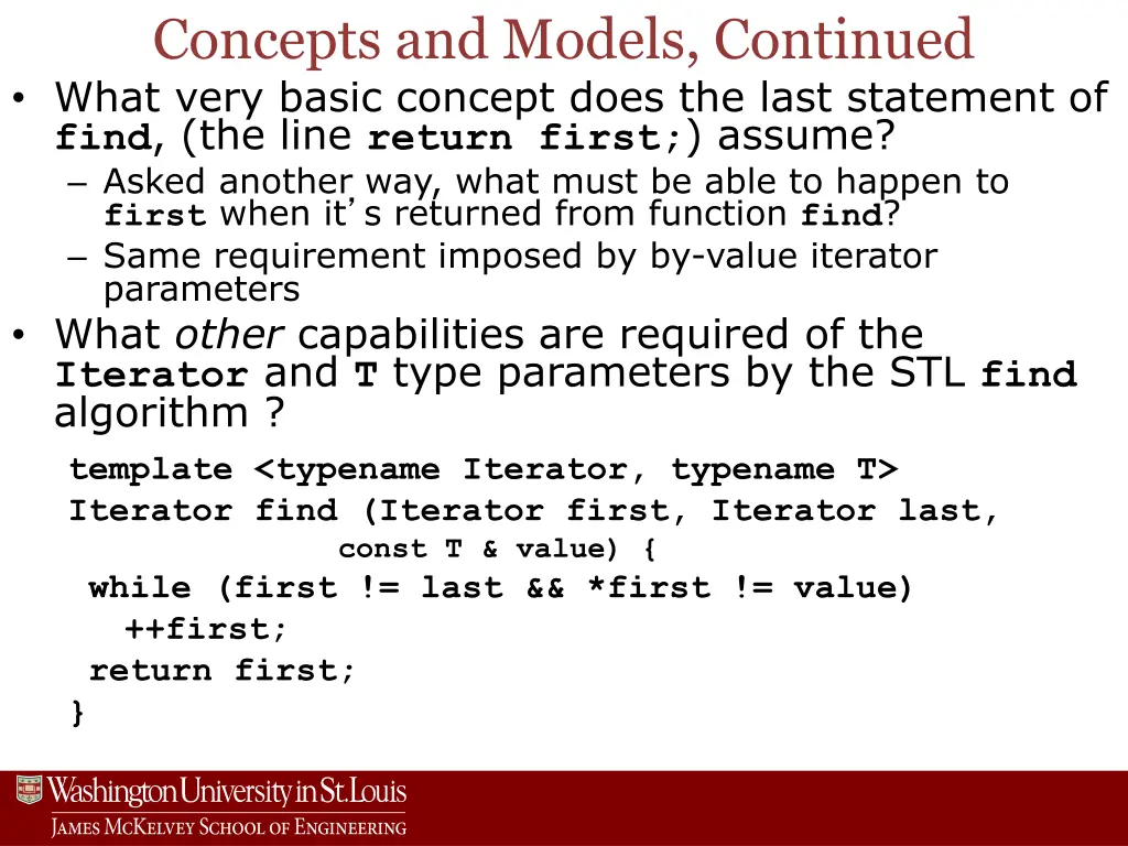 concepts and models continued what very basic