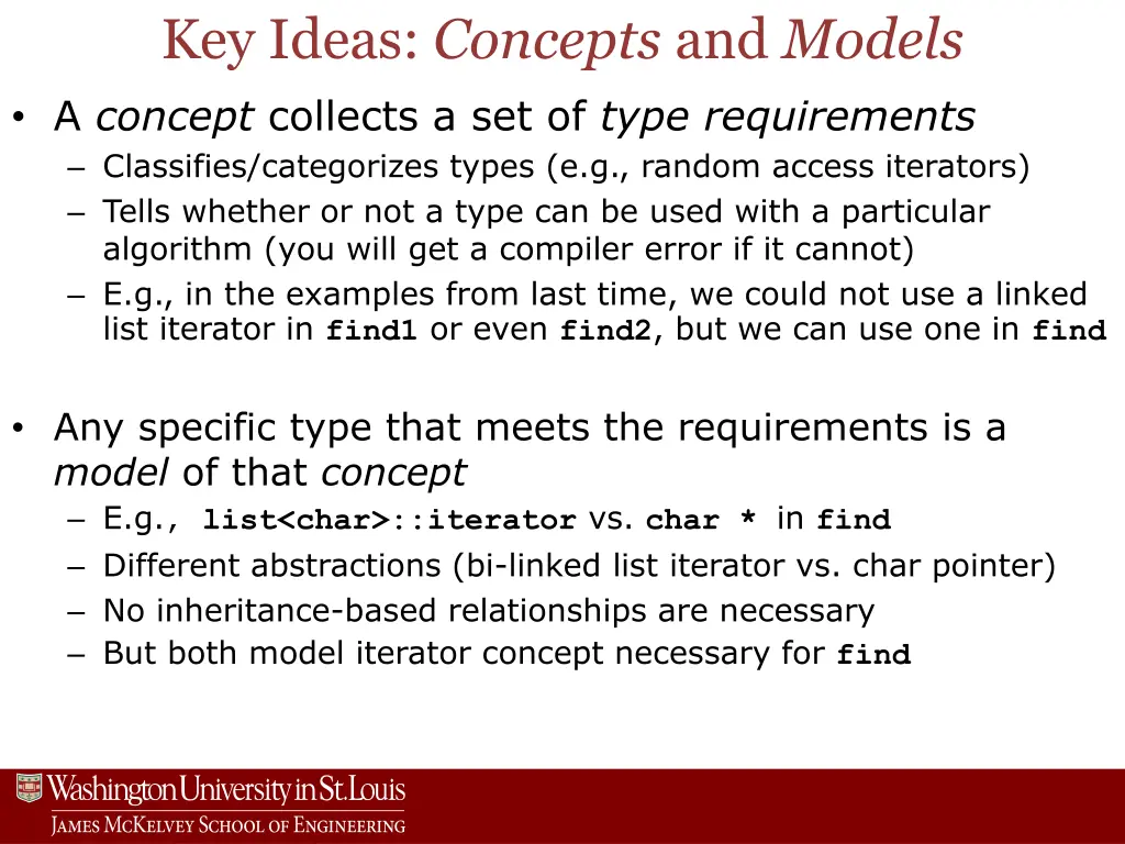 key ideas concepts and models a concept collects