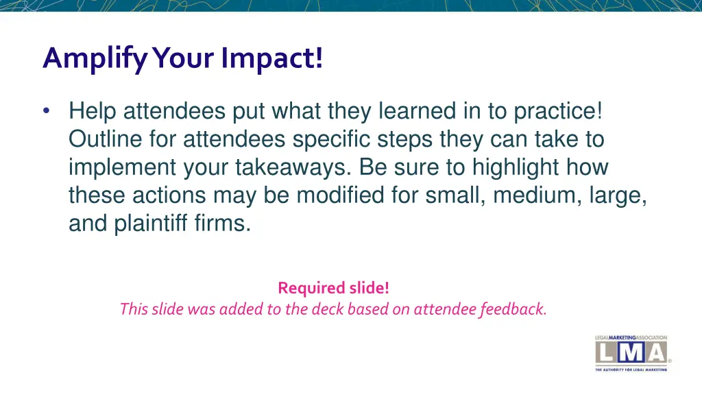 amplify your impact