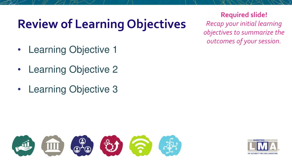required slide recap your initial learning