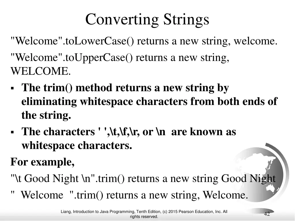 converting strings