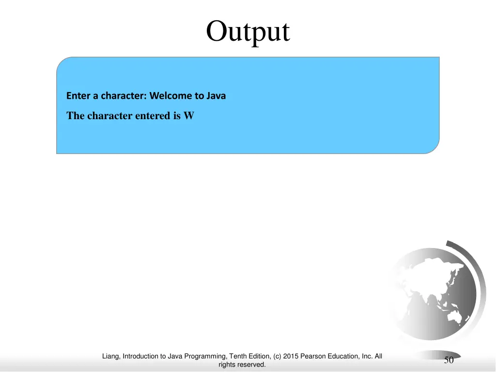 output 5