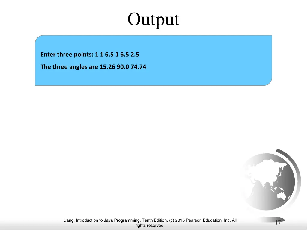 output