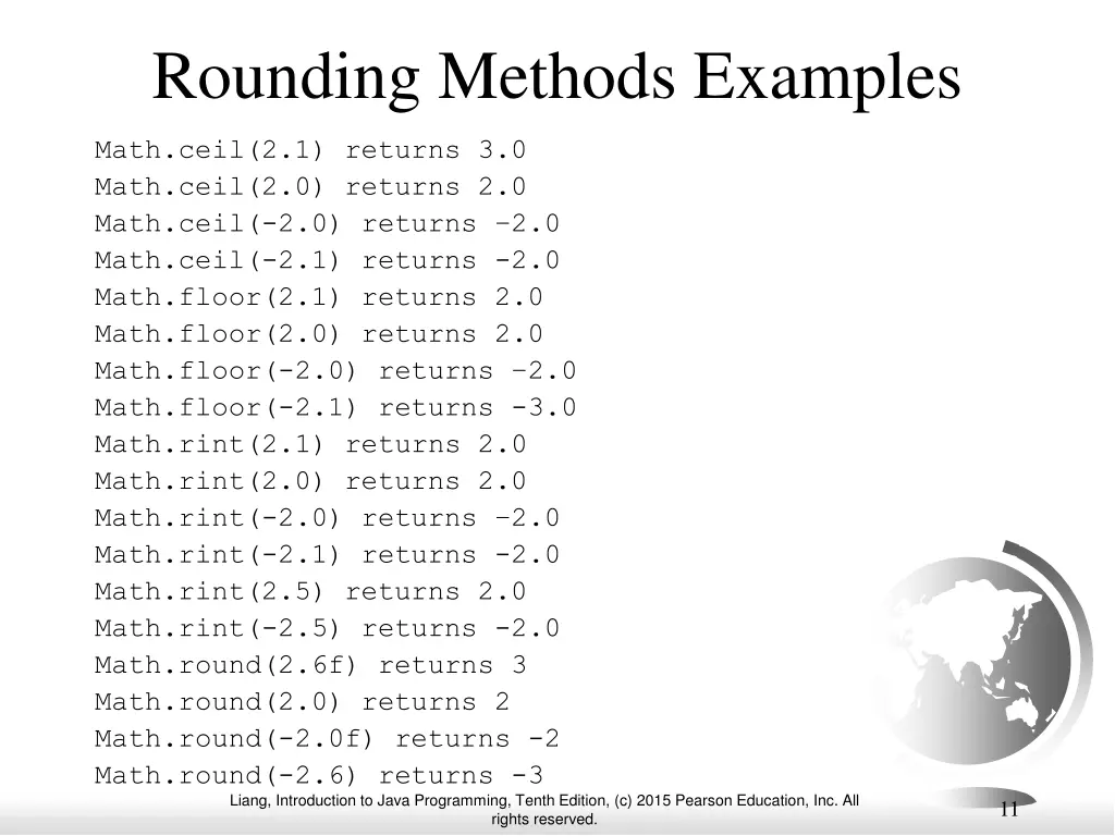 rounding methods examples