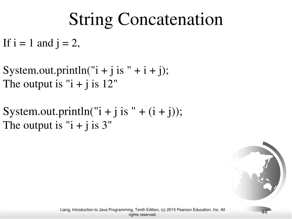 string concatenation 1