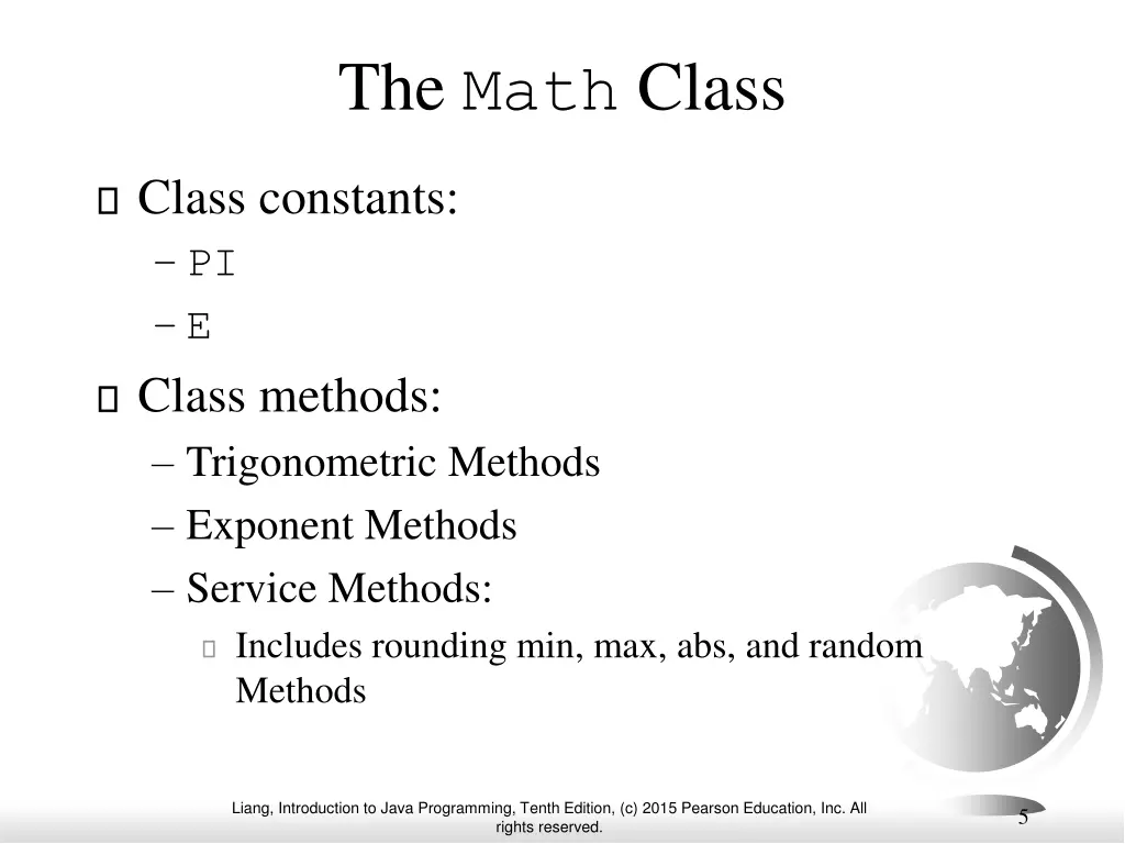 the math class
