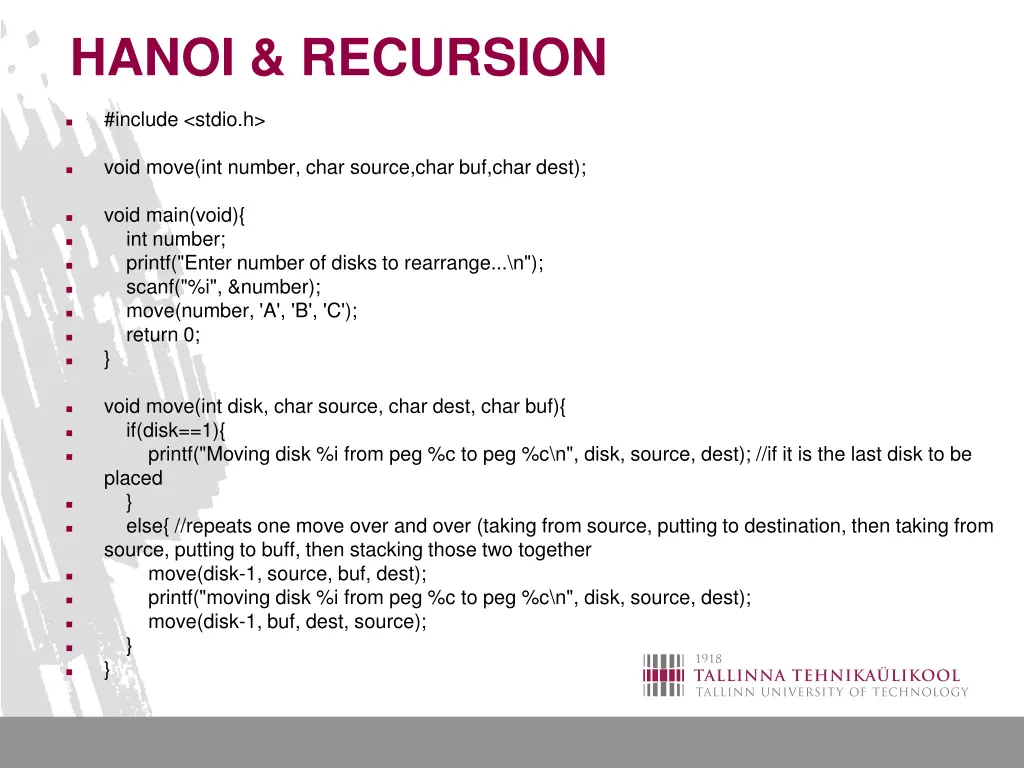 hanoi recursion