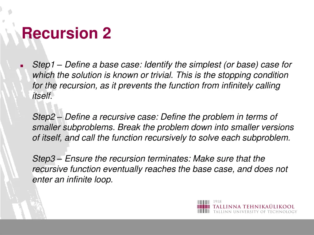 recursion 2