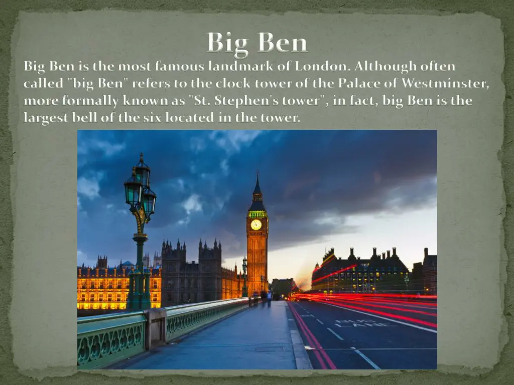 big ben