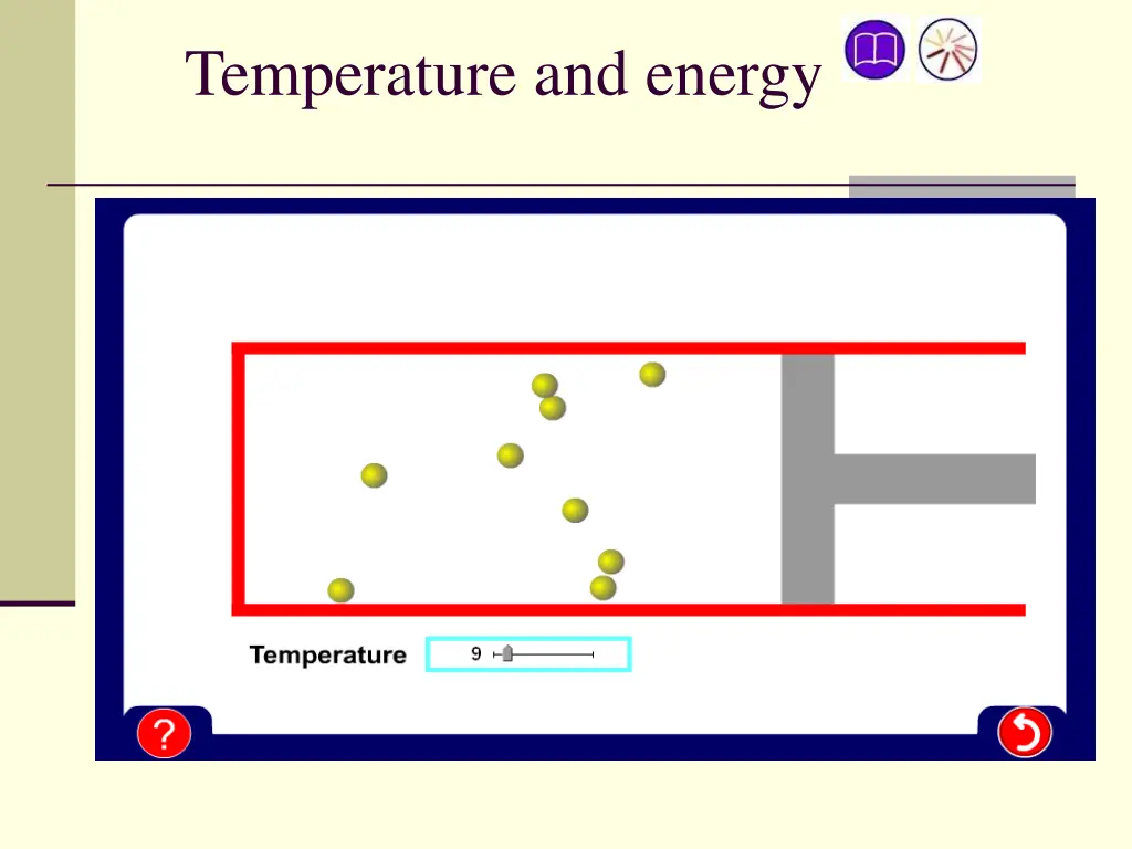 temperature and energy