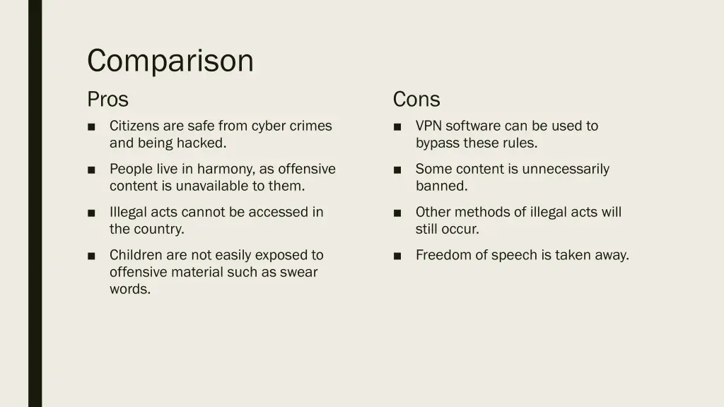 comparison pros citizens are safe from cyber