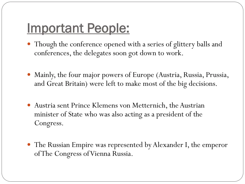 important people important people