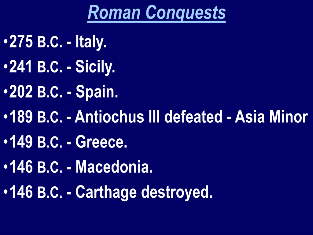 roman conquests