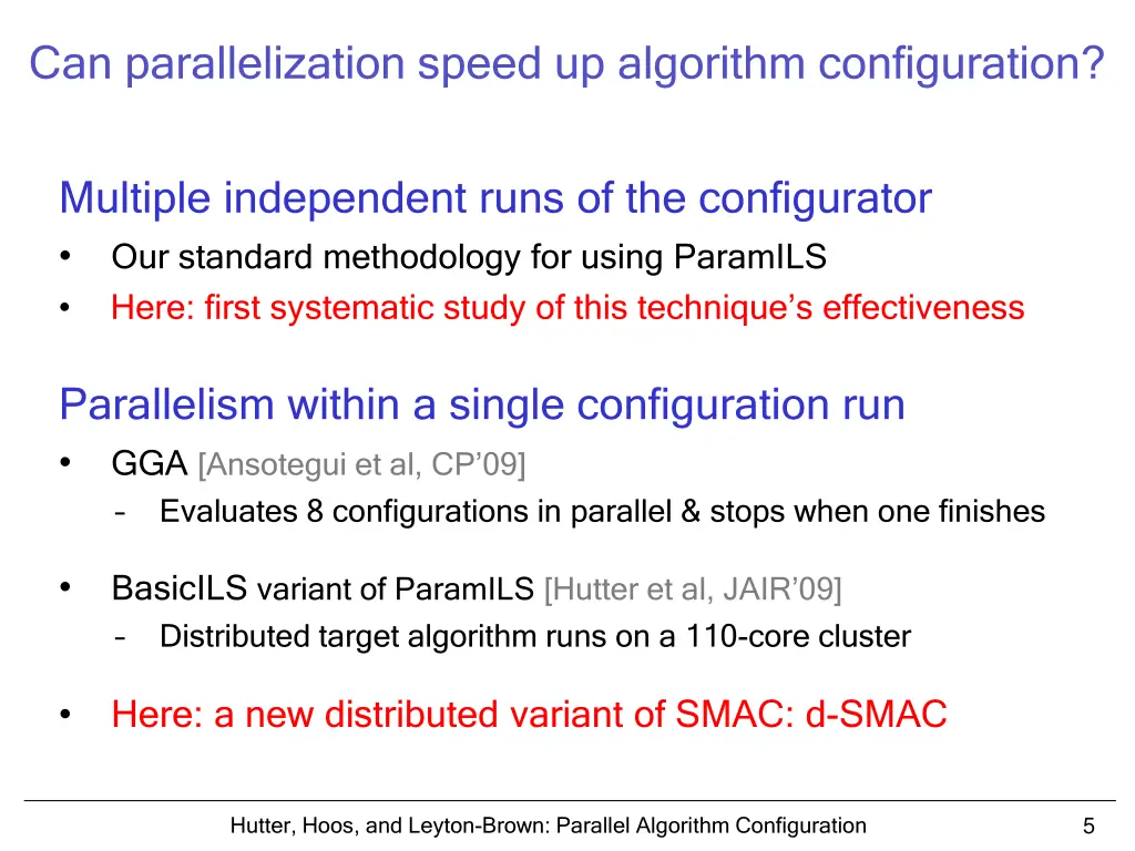 can parallelization speed up algorithm