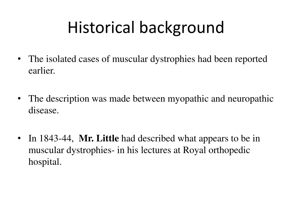 historical background 1