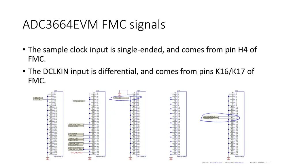 adc3664evm fmc signals