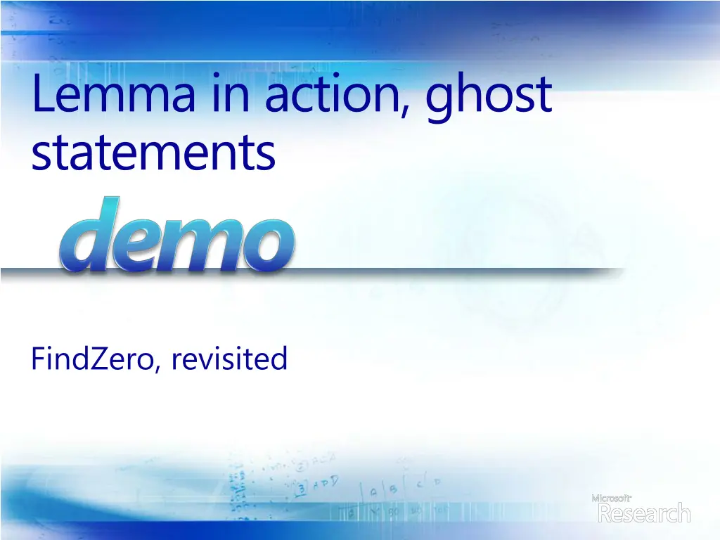 lemma in action ghost statements