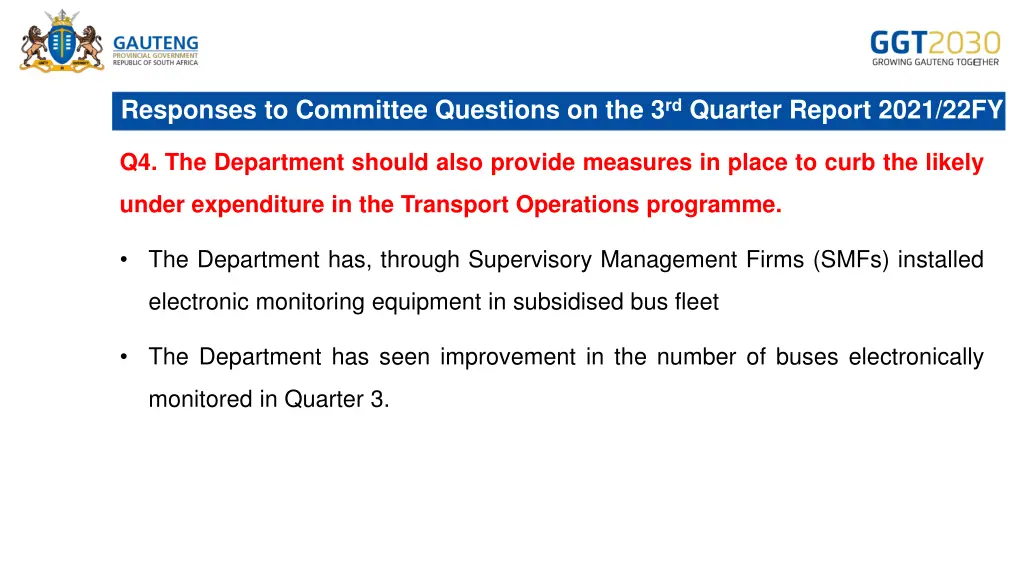 responses to committee questions 7