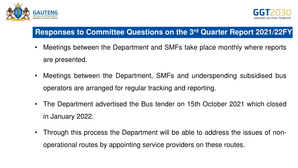 responses to committee questions 8