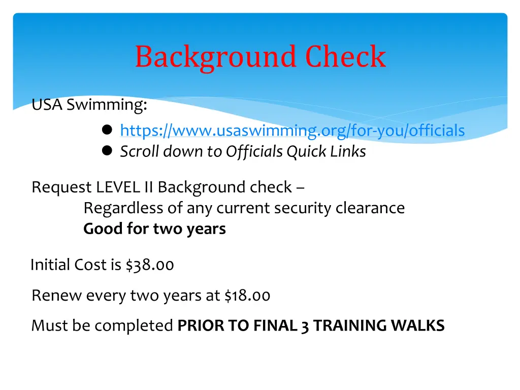 background check