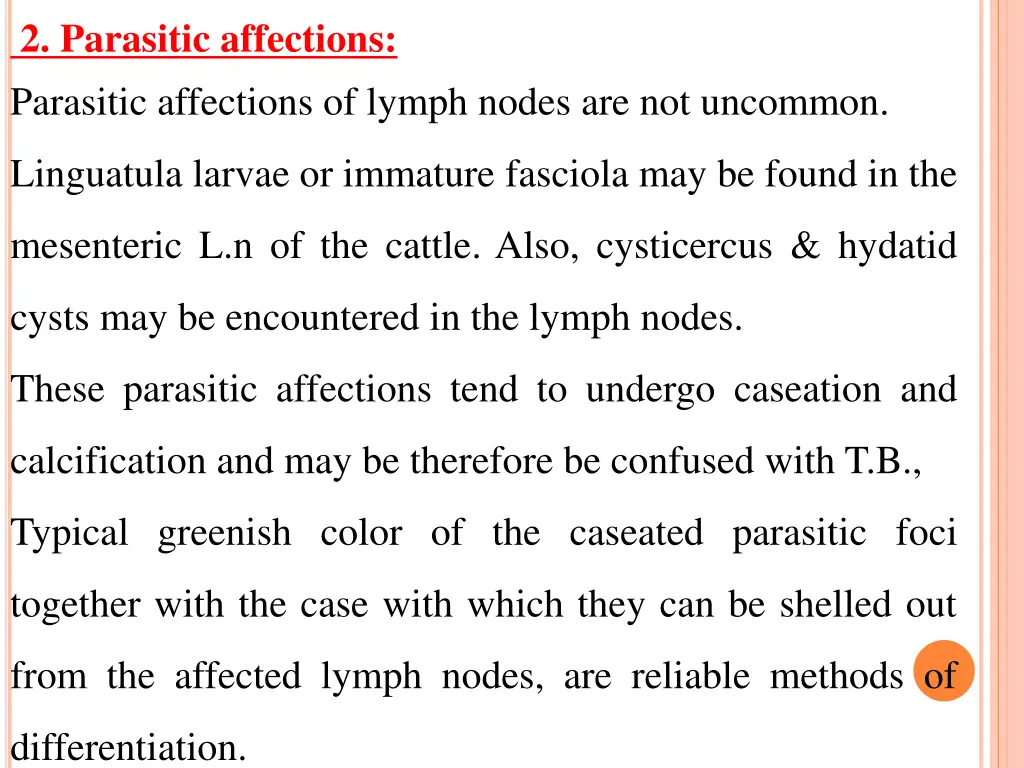 2 parasitic affections parasitic affections