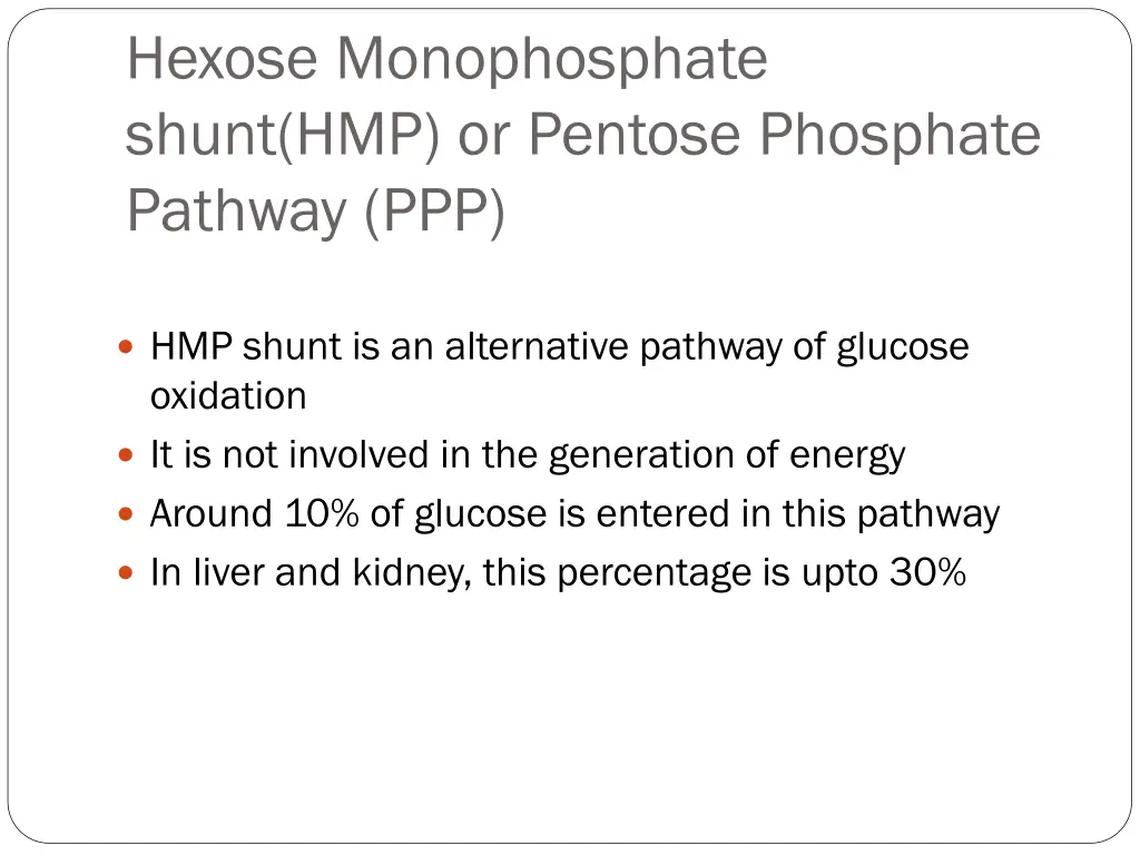 hexose monophosphate shunt hmp or pentose
