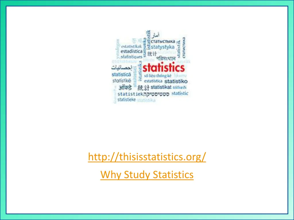 http thisisstatistics org