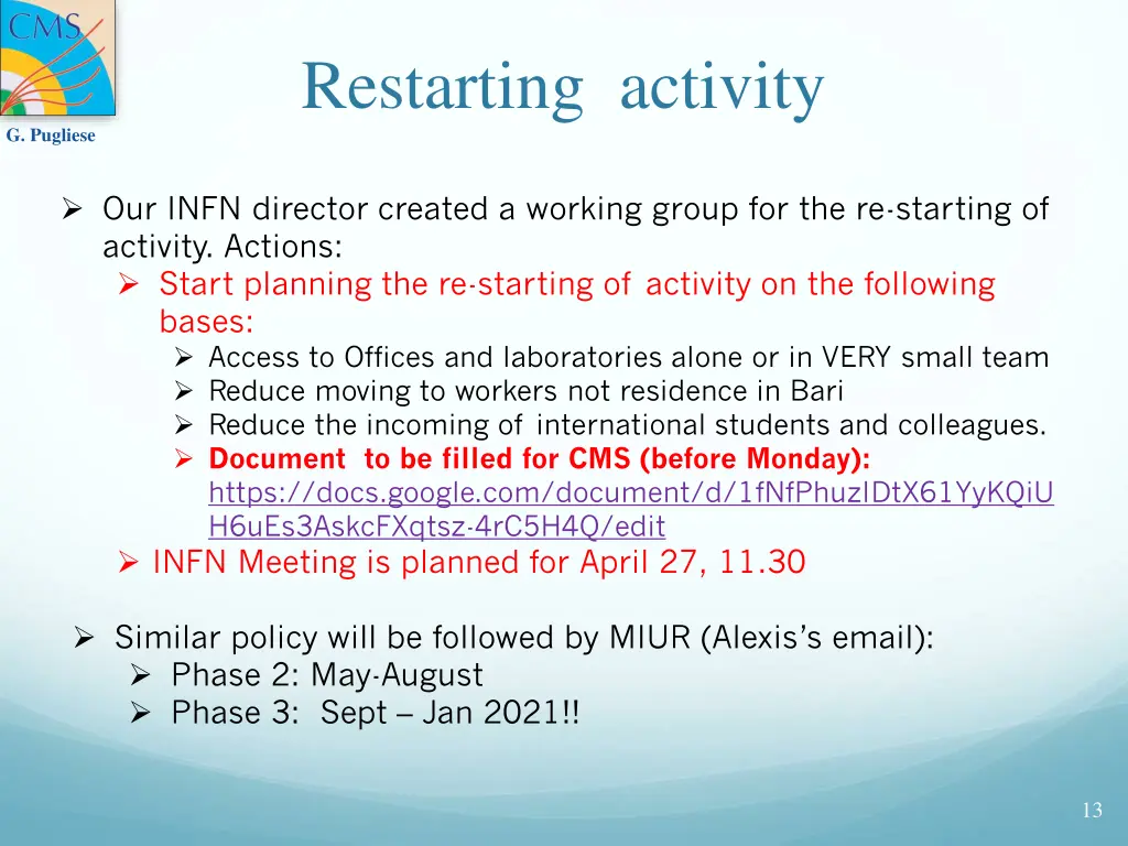 restarting activity