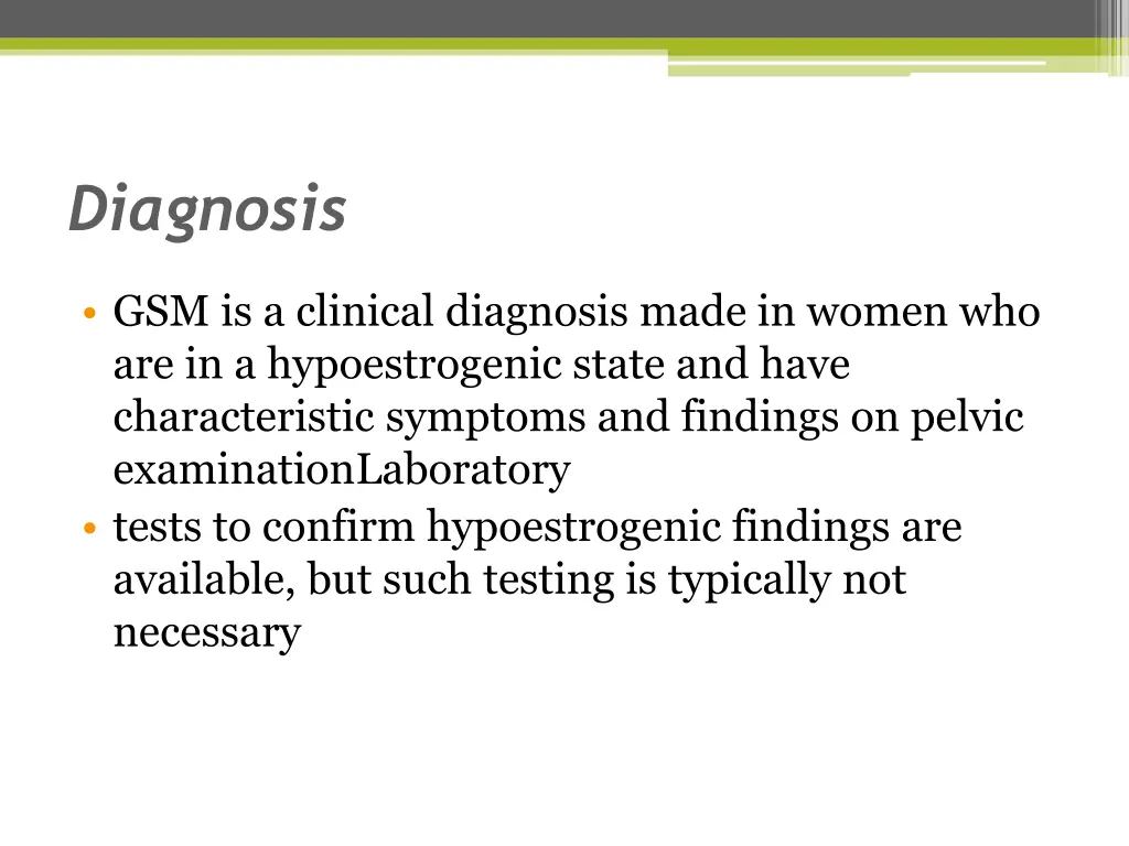 diagnosis