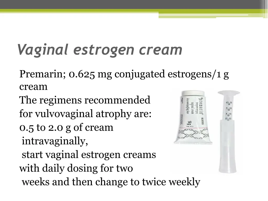 vaginal estrogen cream