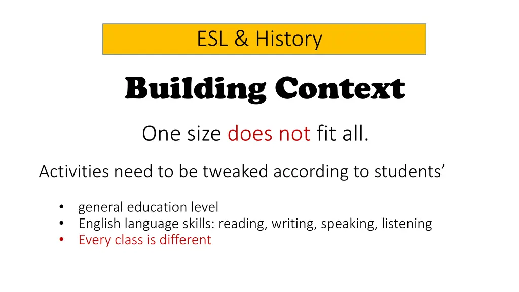 esl history 4