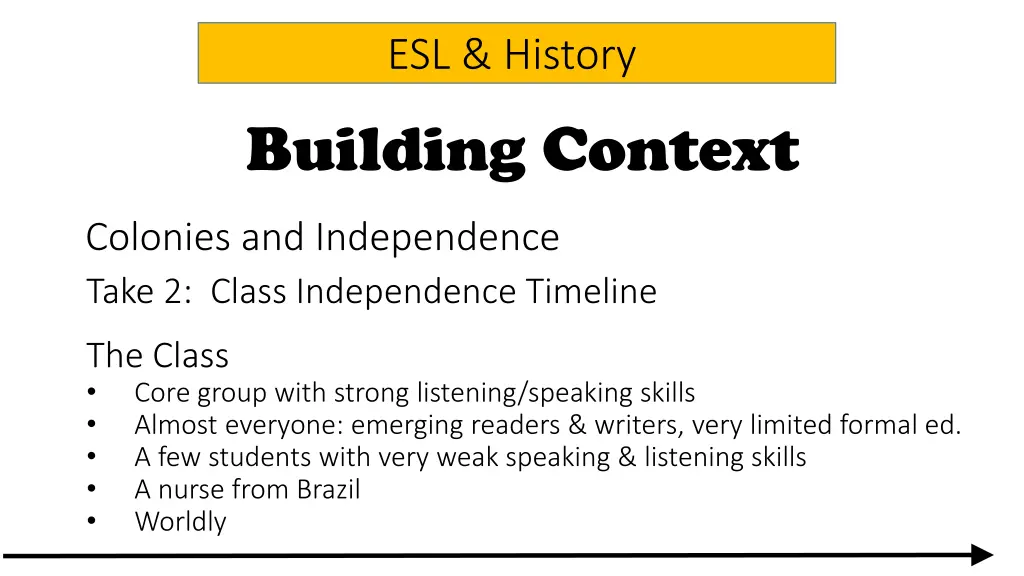 esl history 5