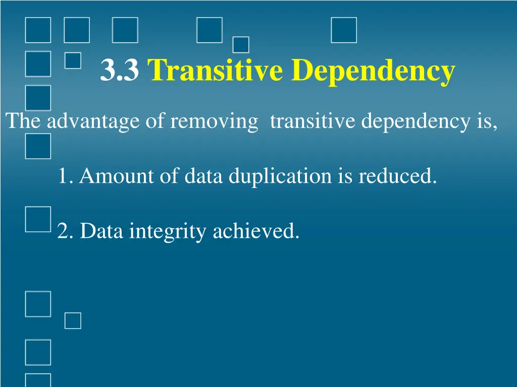 3 3 transitive dependency 2