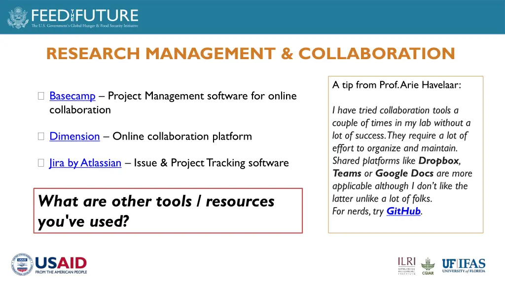 research management collaboration