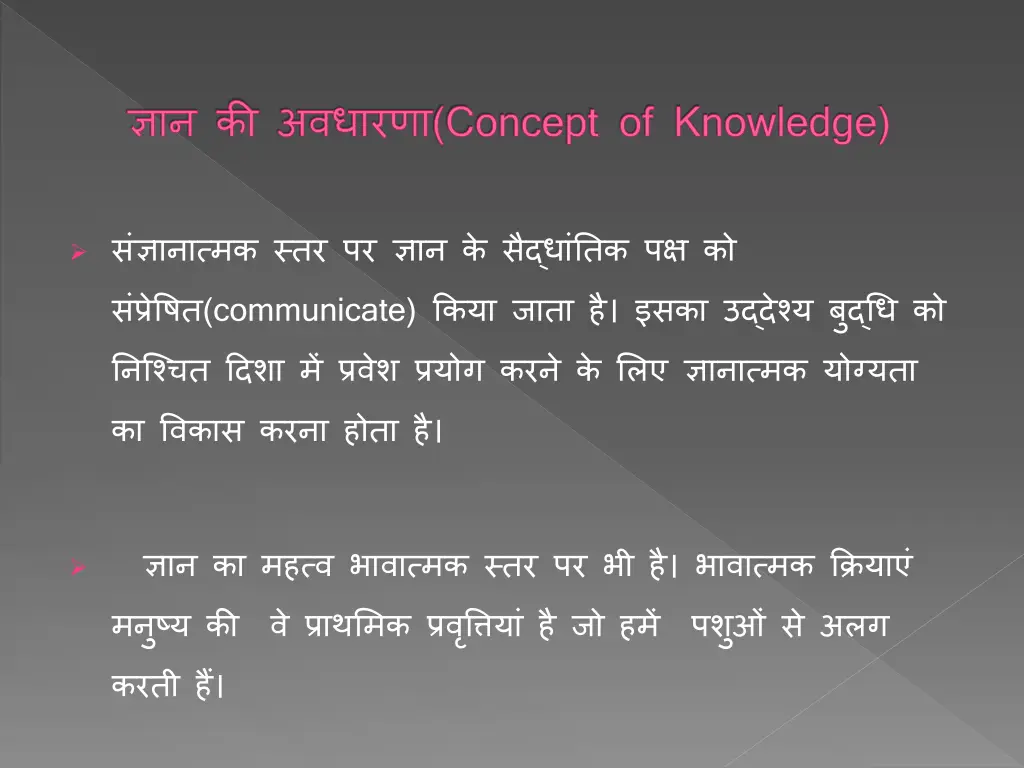 concept of knowledge 1