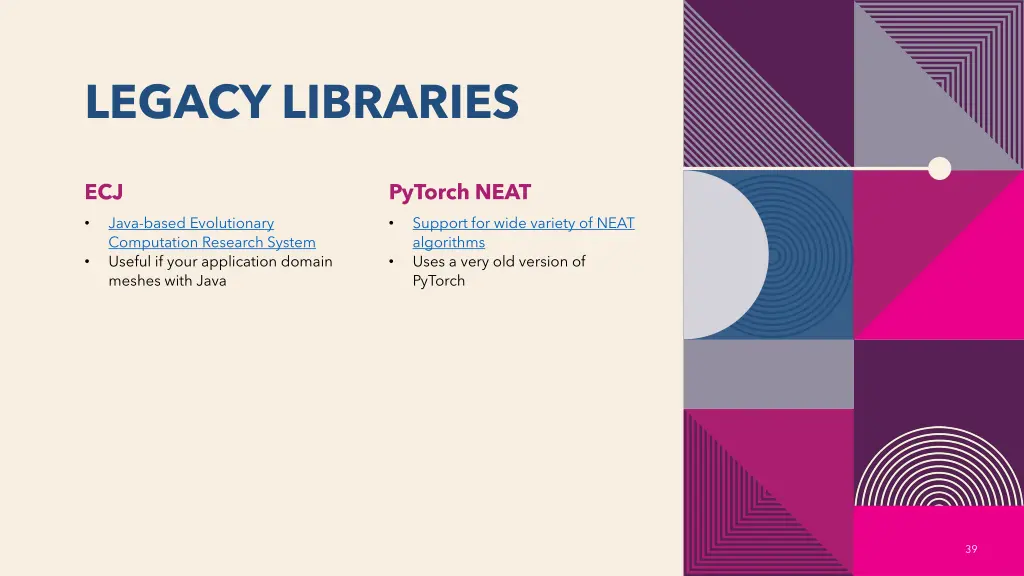 legacy libraries