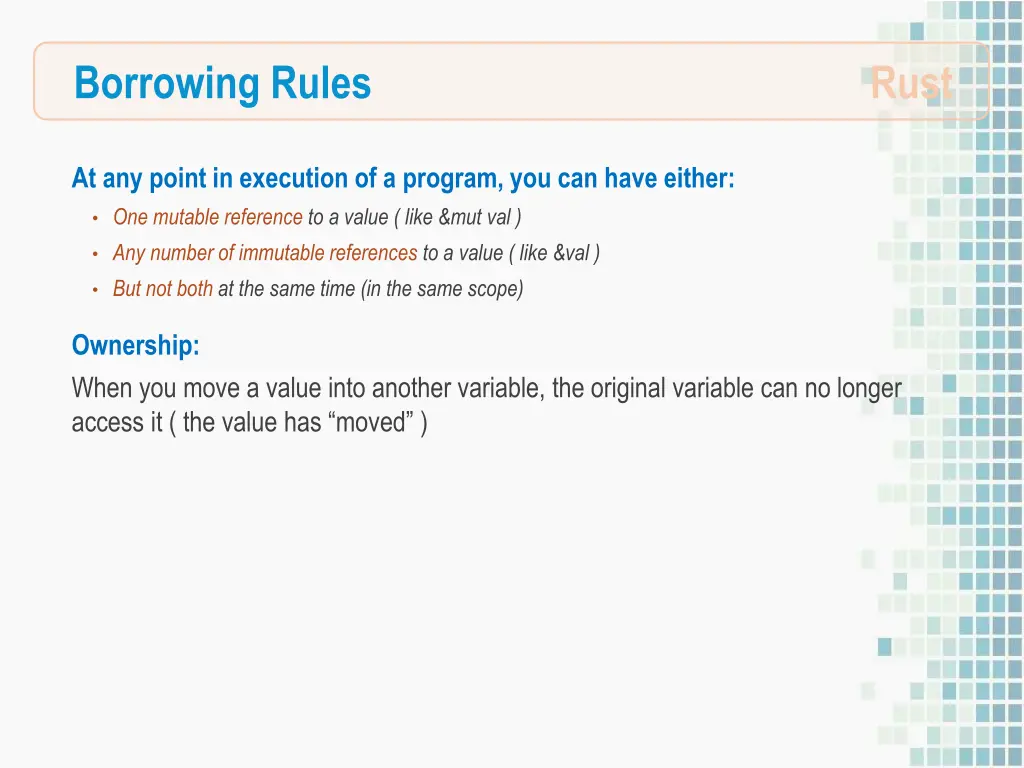 borrowing rules