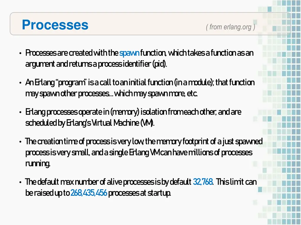 processes from erlang org