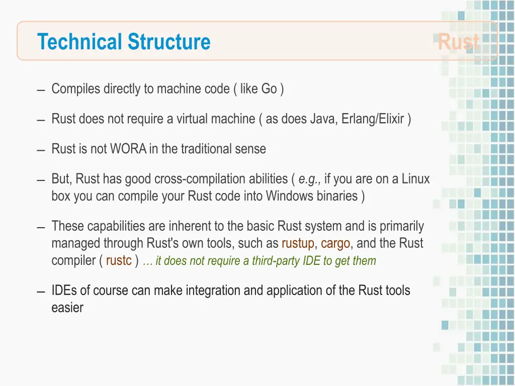 technical structure