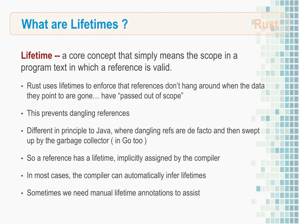 what are lifetimes
