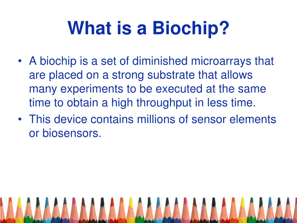 what is a biochip