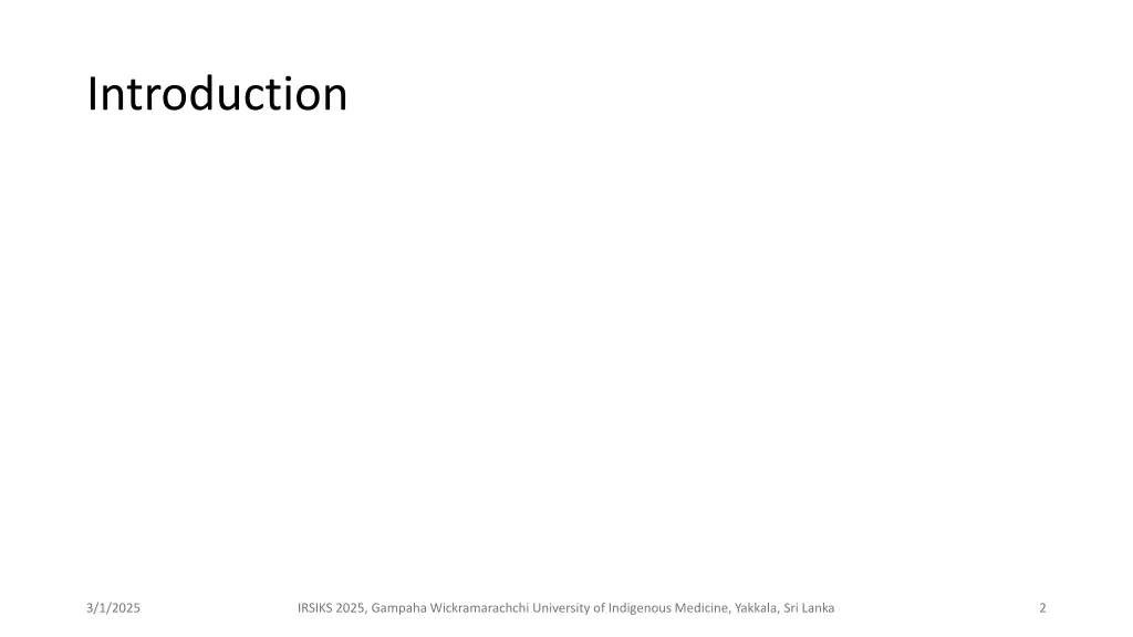 introduction