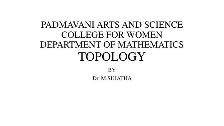 padmavani arts and science college for women