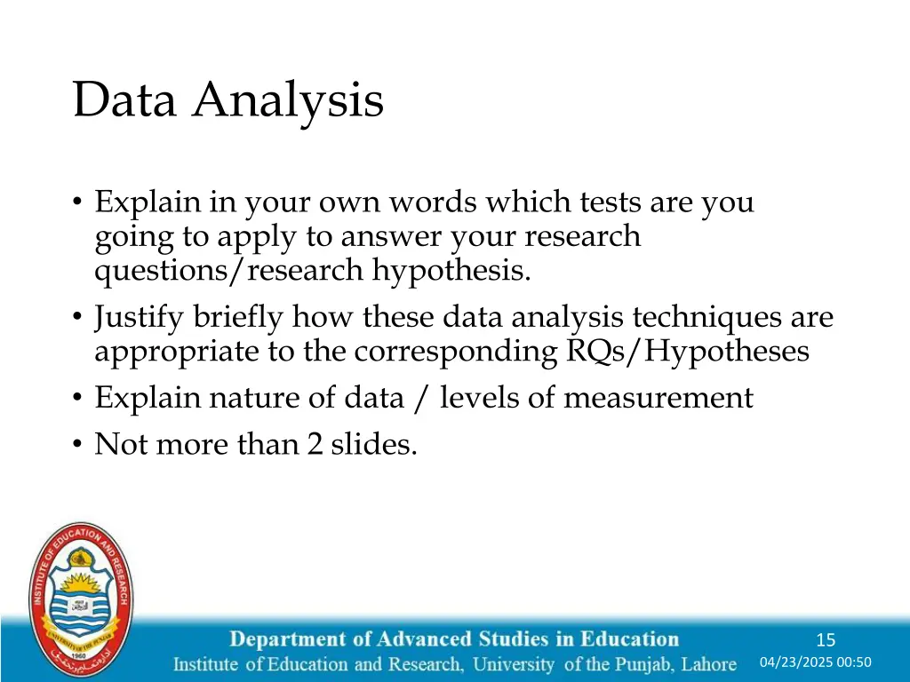 data analysis