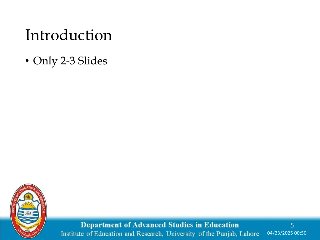 introduction