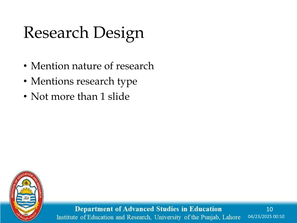 research design