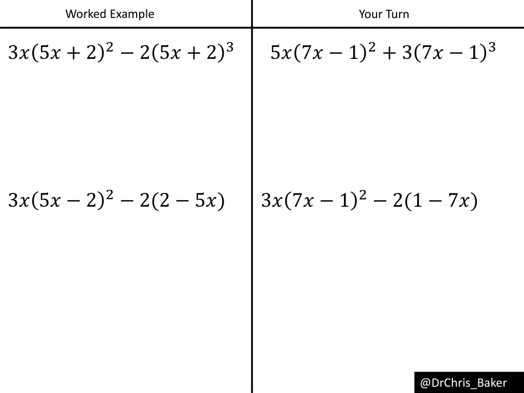 worked example