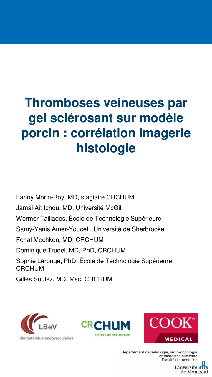 thromboses veineuses par gel scl rosant
