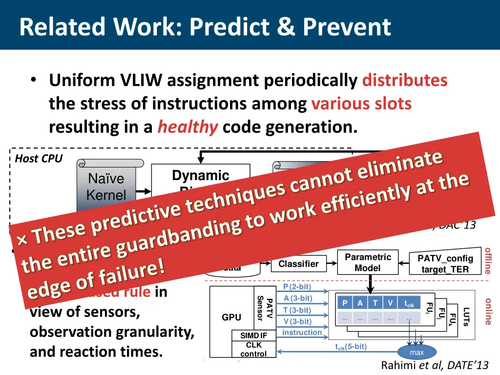 related work predict prevent